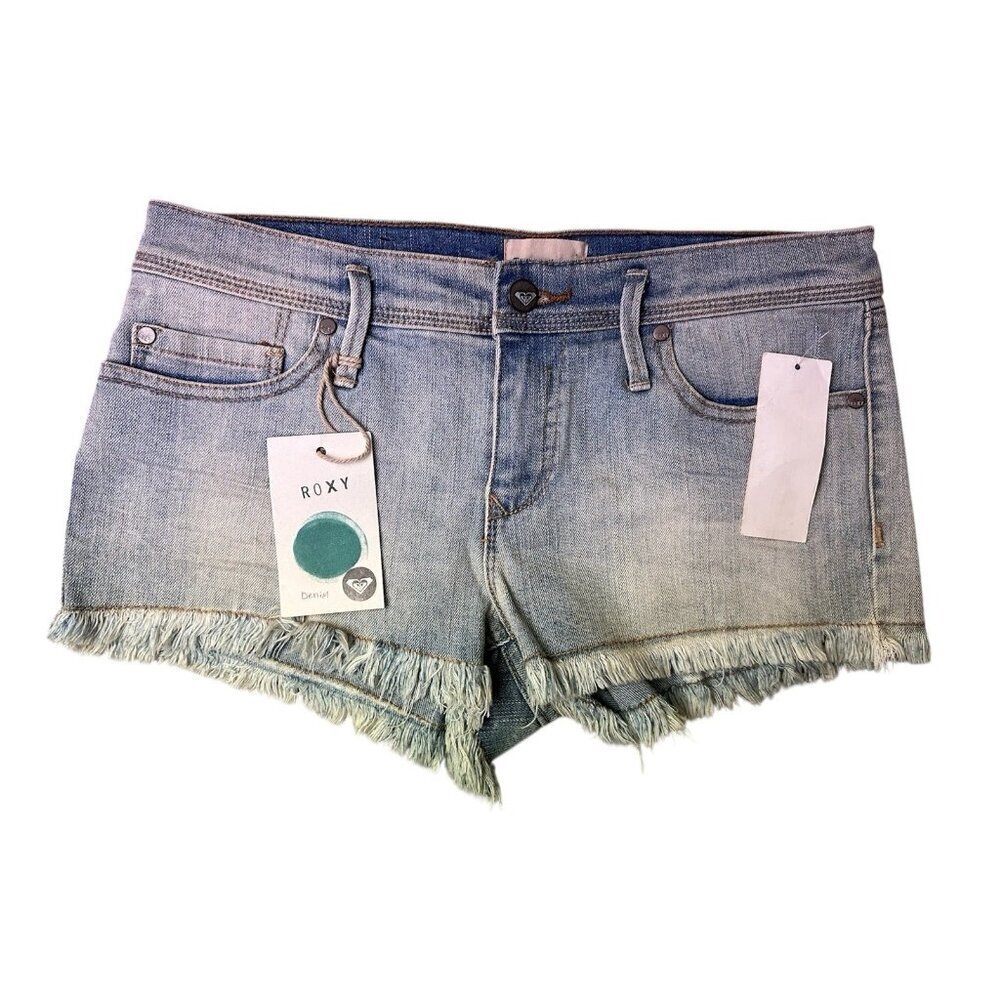 Roxy Blaze Cut Off Raw Hem Shorts Size 7 New
